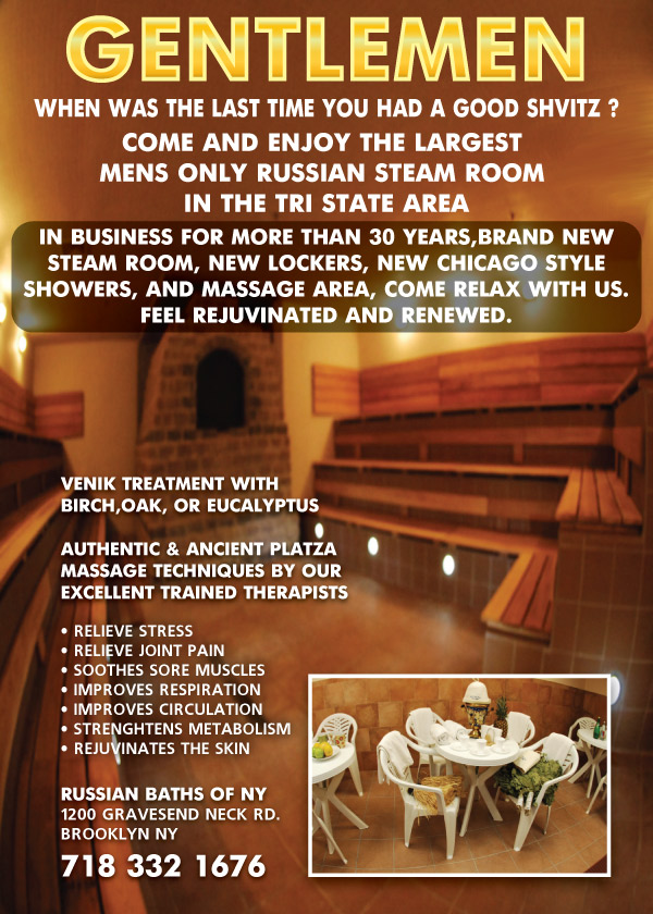 New Men S Bath House Russian Bath House Russian Banya In Nyc